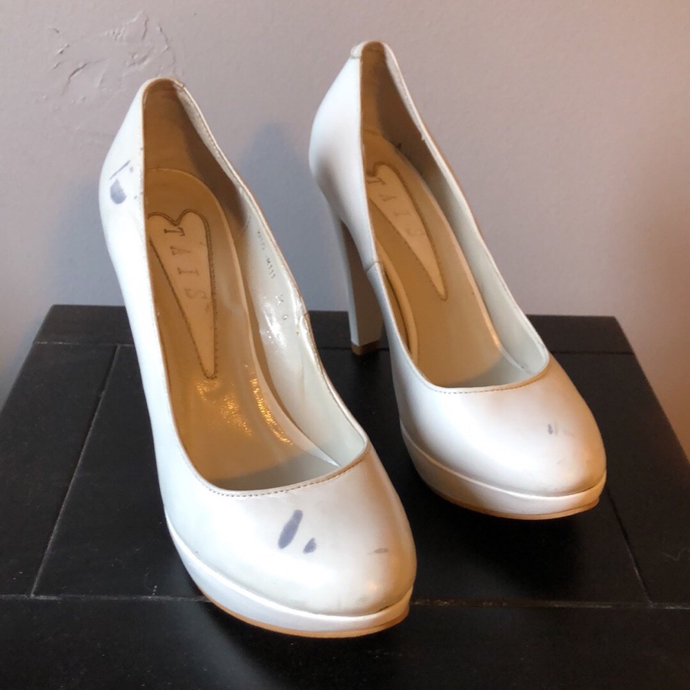 White pumps